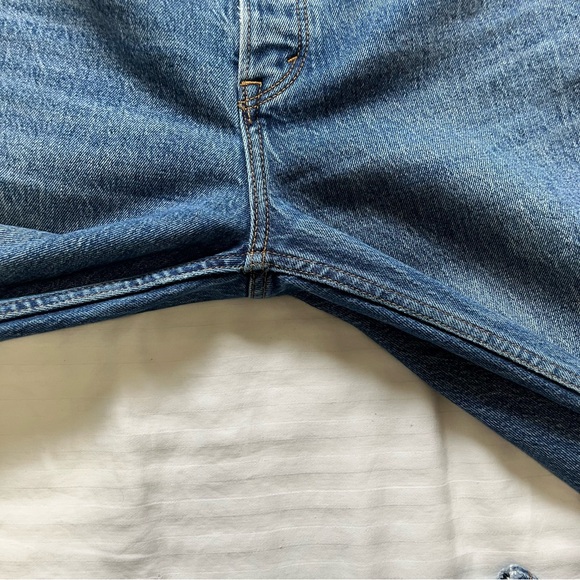 Abercrombie & Fitch Dad High Rise Curve Love Jeans Blue size 25 - Picture 10 of 16